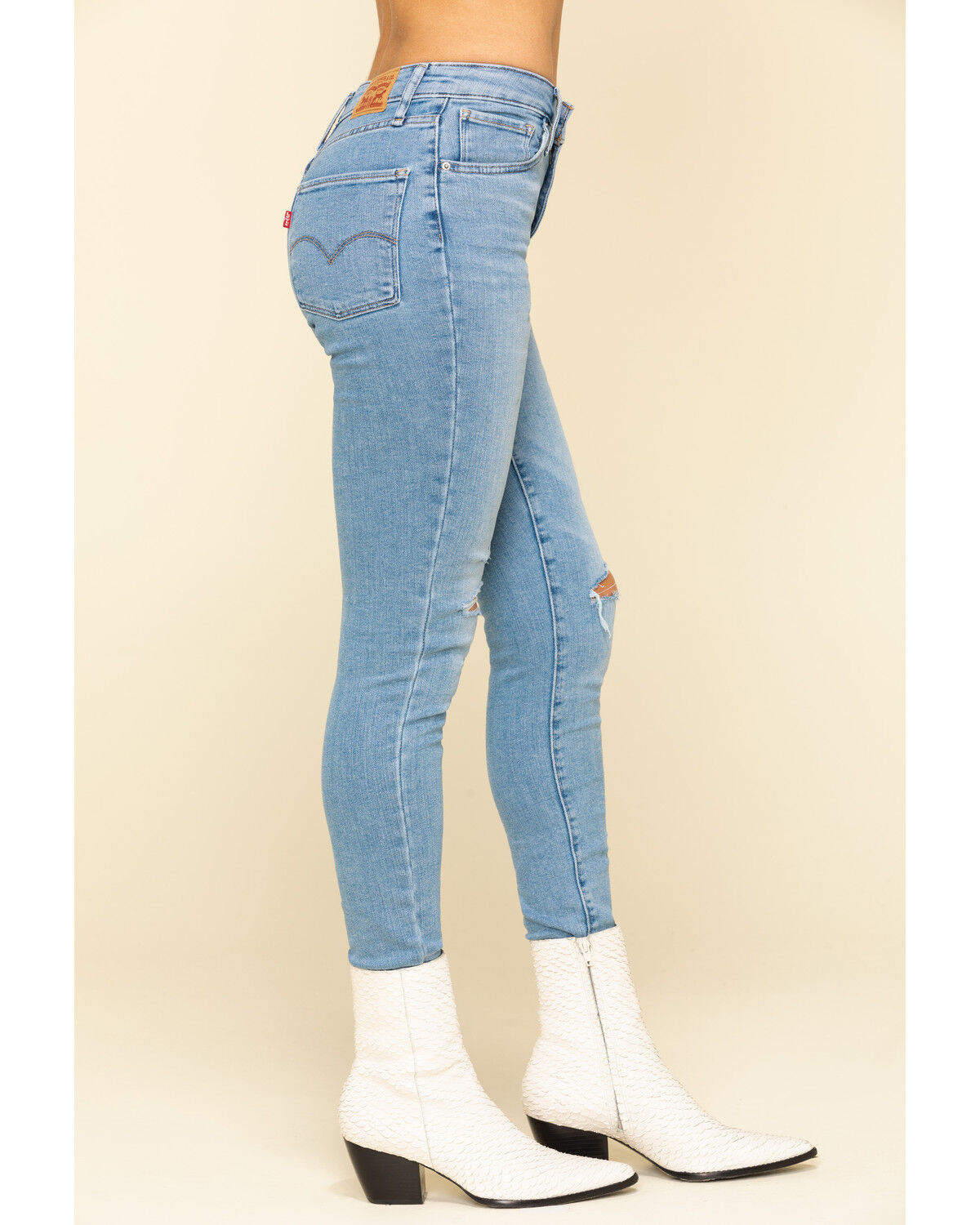 women's high rise levi jeans