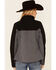 Roper Women's Gray & Black Contrast Fleece Zip-Front Softshell Jacket , Grey, hi-res