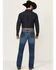 Image #3 - Wrangler Retro Men's Blakelee Medium Wash Slim Straight Stretch Denim Jeans - Tall, Medium Wash, hi-res