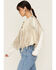 Image #2 - Double D Ranch Women's Sonora Leather Vest, White, hi-res