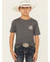 Image #1 - Wrangler Boys' Truck Short Sleeve Graphic T-Shirt, Navy, hi-res
