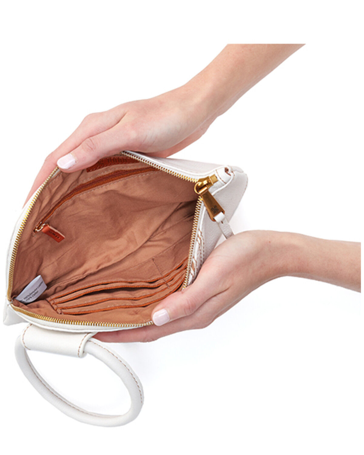 Image #3 - Hobo Women's Sable Wallet, White, hi-res