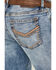 Image #4 - Cody James Men's Clover Leaf Wash Jackson Slim Straight Stretch Denim Jeans, Blue, hi-res