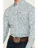 Image #3 - Ariat Men's Emery Paisley Print Long Sleeve Pearl Snap Western Shirt , Light Blue, hi-res