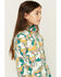 Image #2 - Wrangler Girls' Horse Print Sherpa Pullover, Multi, hi-res