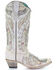 Image #2 - Corral Women's Crystal Floral Embroidery Western Boots - Snip Toe, , hi-res