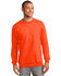 Image #1 - Port & Company Men's Safety 2X Essential Fleece Crew Work Pullover - Tall , Orange, hi-res