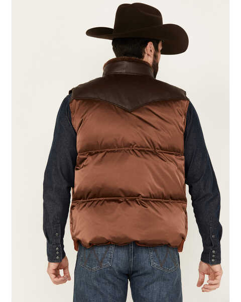 Image #4 - Cody James Men's Retro Snap Vest, Brown, hi-res