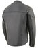 Image #2 - Milwaukee Leather Men's The Skelly Racer Leather Motorcycle Jacket, Black, hi-res