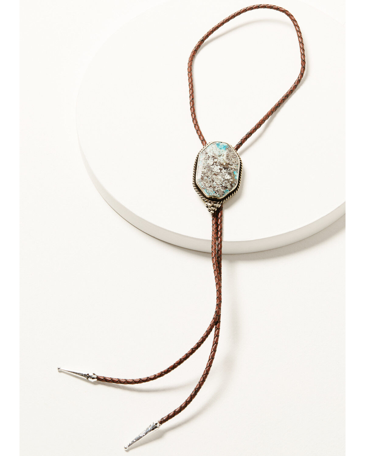 Image #1 - Paige Wallace Women's Mushroom Jasper Bolo Tie, Multi, hi-res