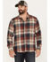 Image #1 - North River Men's Plaid Print Long Sleeve Button Down Performance Shirt, Red, hi-res