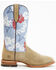 Image #2 - Ariat Men's Frontier Western Aloha Roughout Western Boots - Broad Square Toe, Grey, hi-res