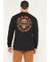 Image #1 - Hawx Men's Harvest Long Sleeve Graphic Work T-Shirt, Black, hi-res