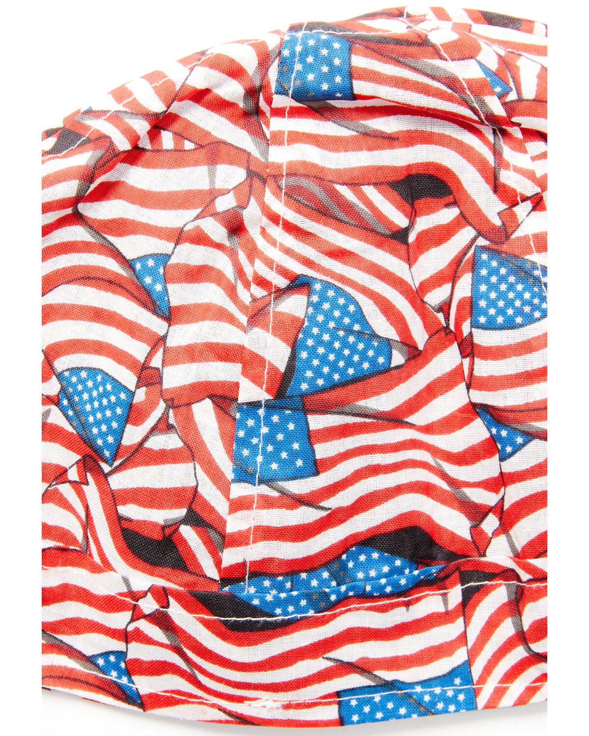 Image #2 - Hawx American Flag Print Welding Work Cap, Blue, hi-res