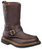 Georgia Boot Men's Side-Zip Waterproof Wellington Work Boots - Round Toe, Copper, hi-res