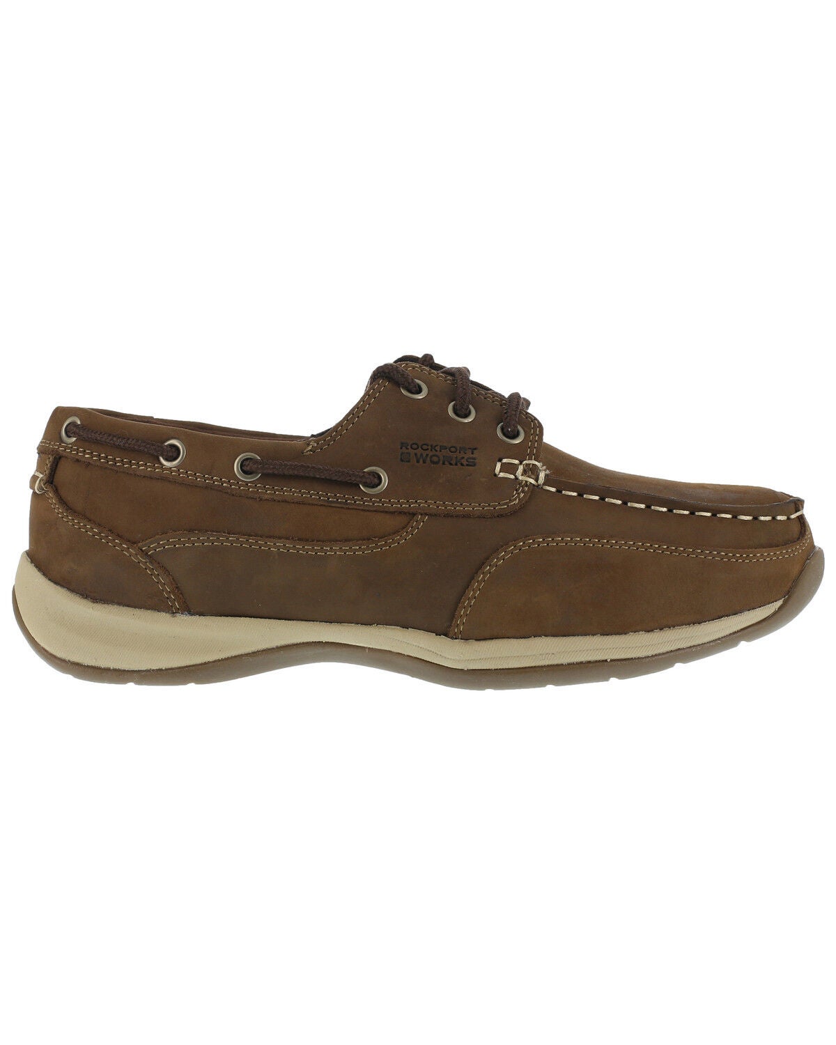 rockport steel toe boat shoes