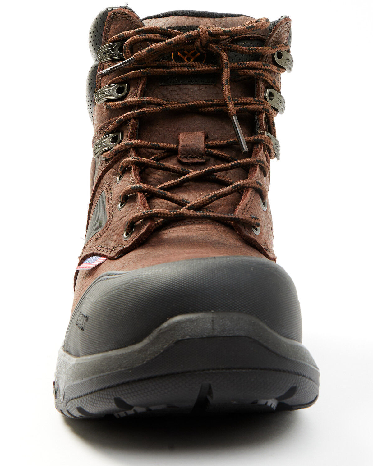 Image #4 - Hawx Men's 6" Anthem Lab Lace-Up Work Boots - Composite Toe, Brown, hi-res