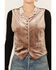 Image #4 - Tasha Polizzi Women's Washed Velvet Larkin Vest, Taupe, hi-res