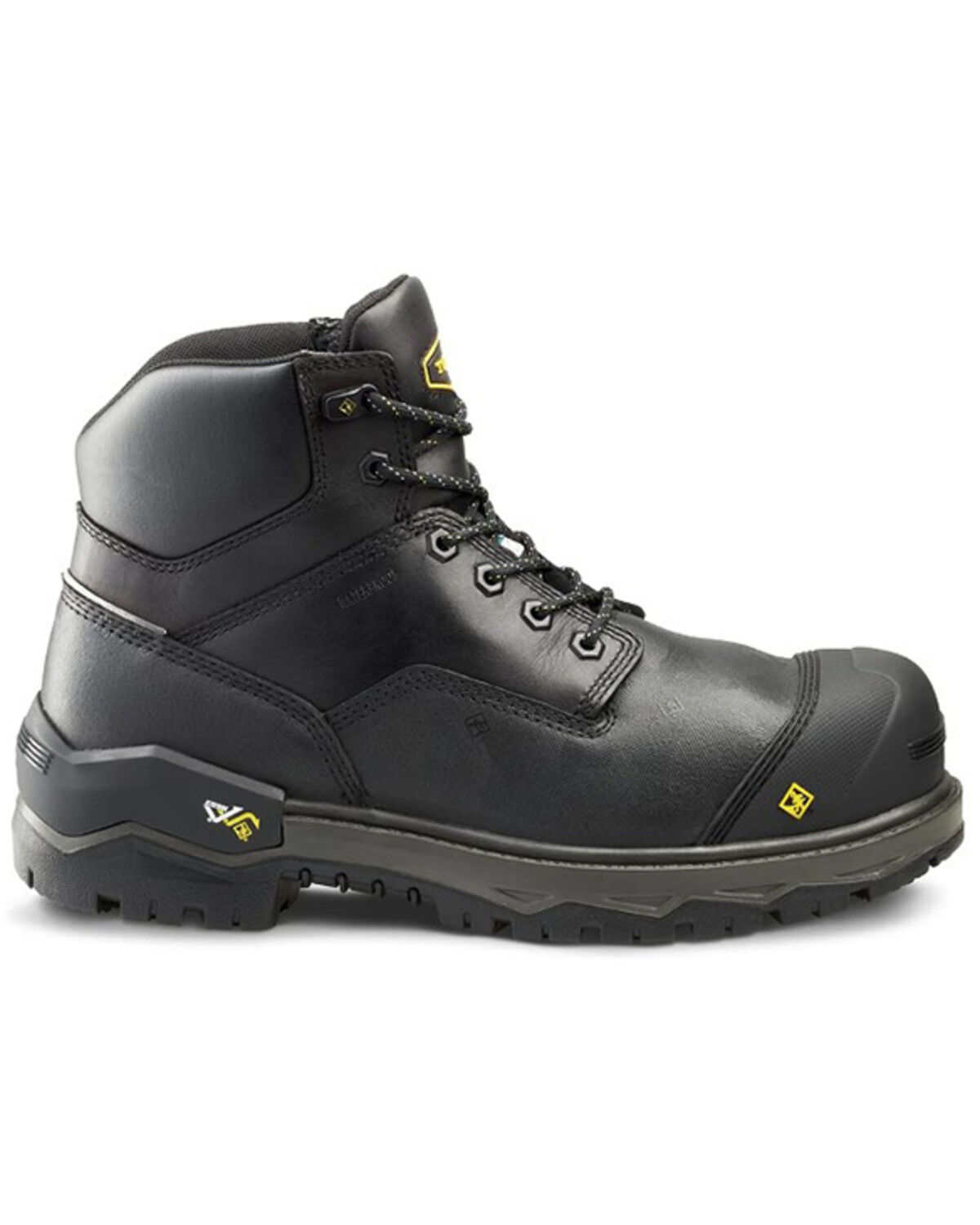 Image #2 - Kodiak Men's 6" Gantry Waterproof Work Boots - Composite Toe, Black, hi-res