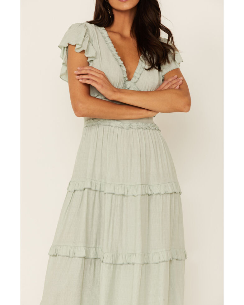 Pinch Women S Ruffle Trim Midi Dress Sheplers