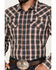 Image #3 - Gibson Men's Mineshaft Plaid Snap Western Shirt, Brown, hi-res