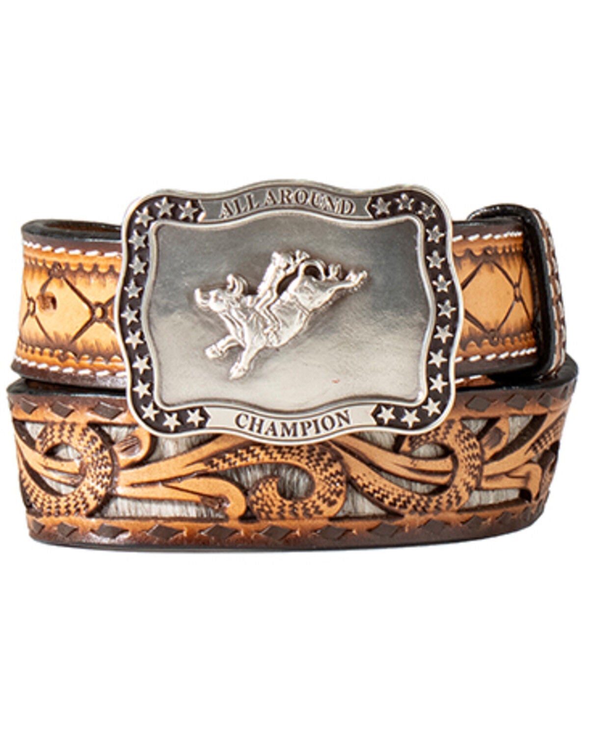 Kids Western Belt Kids' Genuine Leather Western Belt Handcrafted