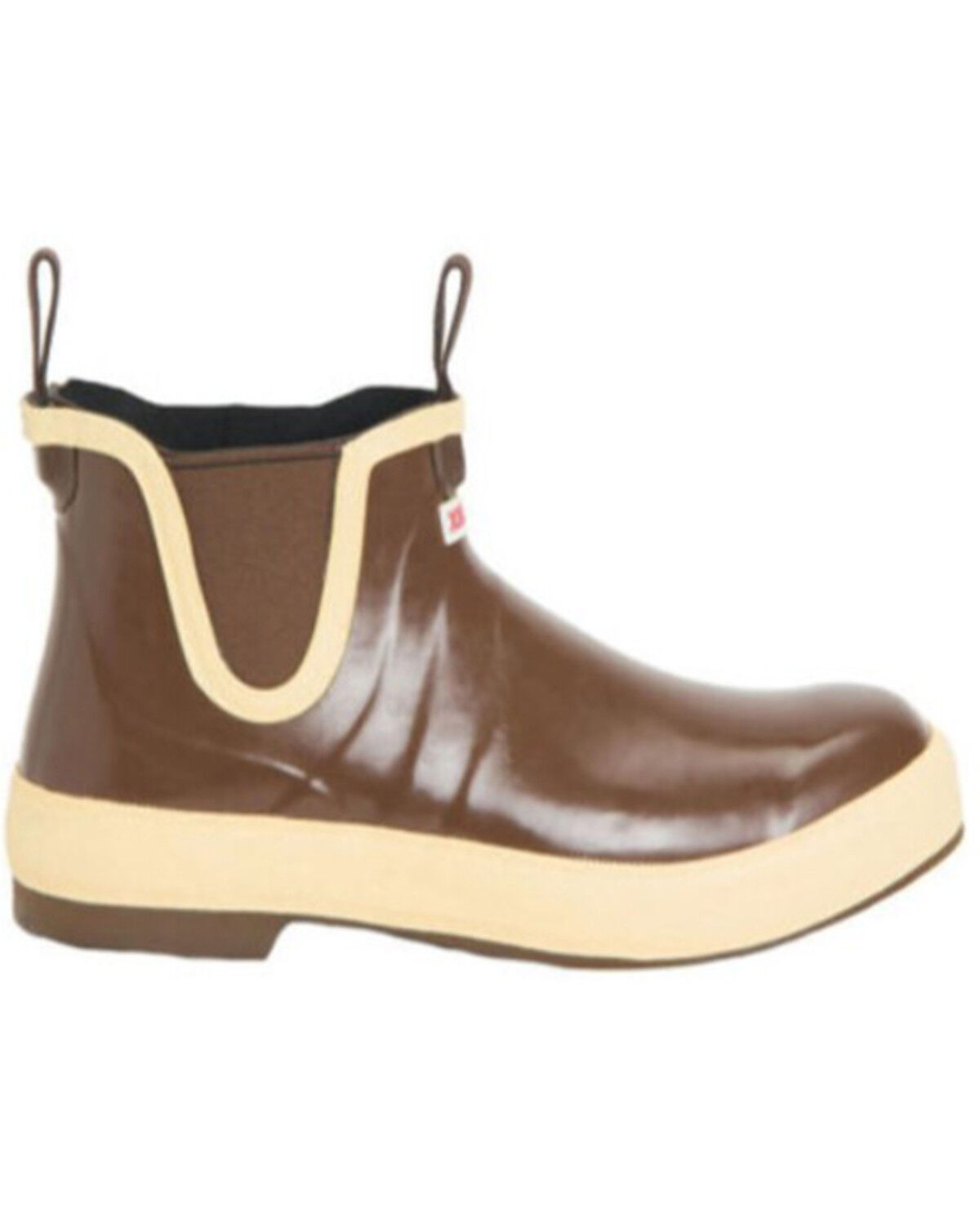 Image #2 - Xtratuf Men's 6" Ankle Deck Boots - Round Toe, Brown, hi-res