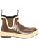 Image #2 - Xtratuf Men's 6" Ankle Deck Boots - Round Toe , Brown, hi-res