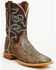 Image #1 - Dan Post Men's Exotic Python Belly Western Boots - Broad Square Toe, Taupe, hi-res
