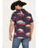 Image #4 - Cinch Men's Camp Tumbleweed Red Rock Scenic Short Sleeve Button Down Shirt, Purple, hi-res