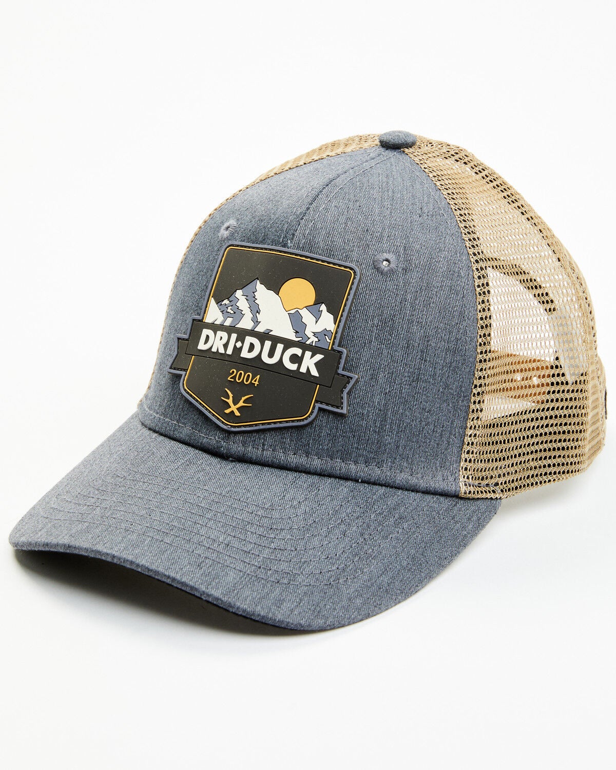 Dri-Duck Men's Superior Mountain and Moon Patch Ball Cap, Navy, hi-res