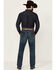 Image #3 - Wrangler Retro Men's 88MWZ Koewin Medium Wash Slim Straight Stretch Denim Jeans, Medium Wash, hi-res