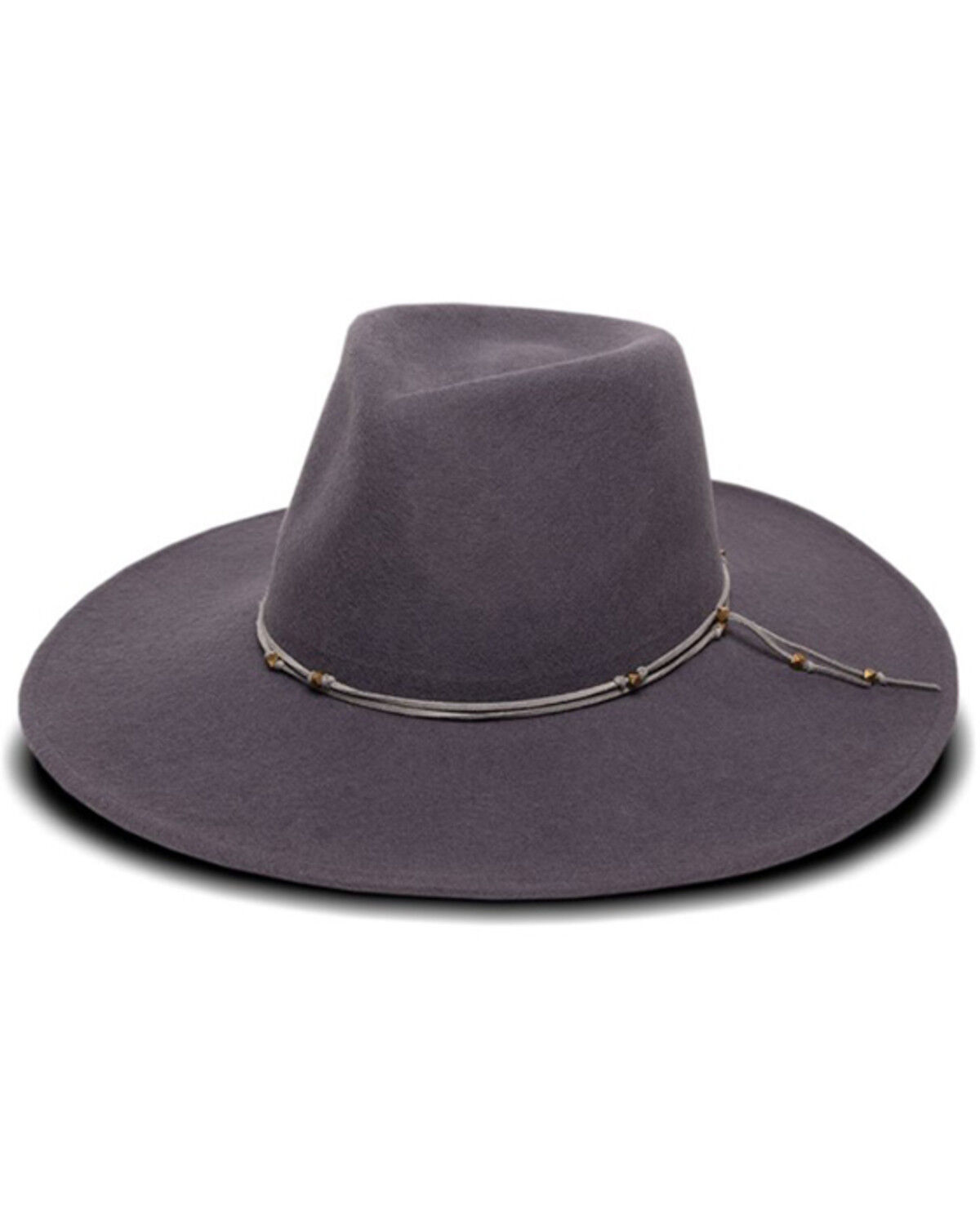 Image #1 - Nikki Beach Women's Gypsy Soul Felt Western Fashion Hat, Grey, hi-res