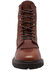 Image #4 - AdTec Men's 9" Kiltie Work Boots - Soft Toe, Chestnut, hi-res