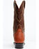 El Dorado Men's Exotic Full-Quill Ostrich Skin Western Boots - Medium Toe, Cognac, hi-res