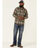 Image #2 - Pendleton Men's Brown & Green Canyon Large Plaid Long Sleeve Snap Western Flannel Shirt , , hi-res