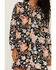 Revel Women's Floral A-Line Dress, Black, hi-res