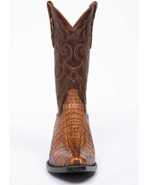 Image #4 - Moonshine Spirit Men's Rock City Fuscus Caiman Western Boots - Snip Toe, , hi-res