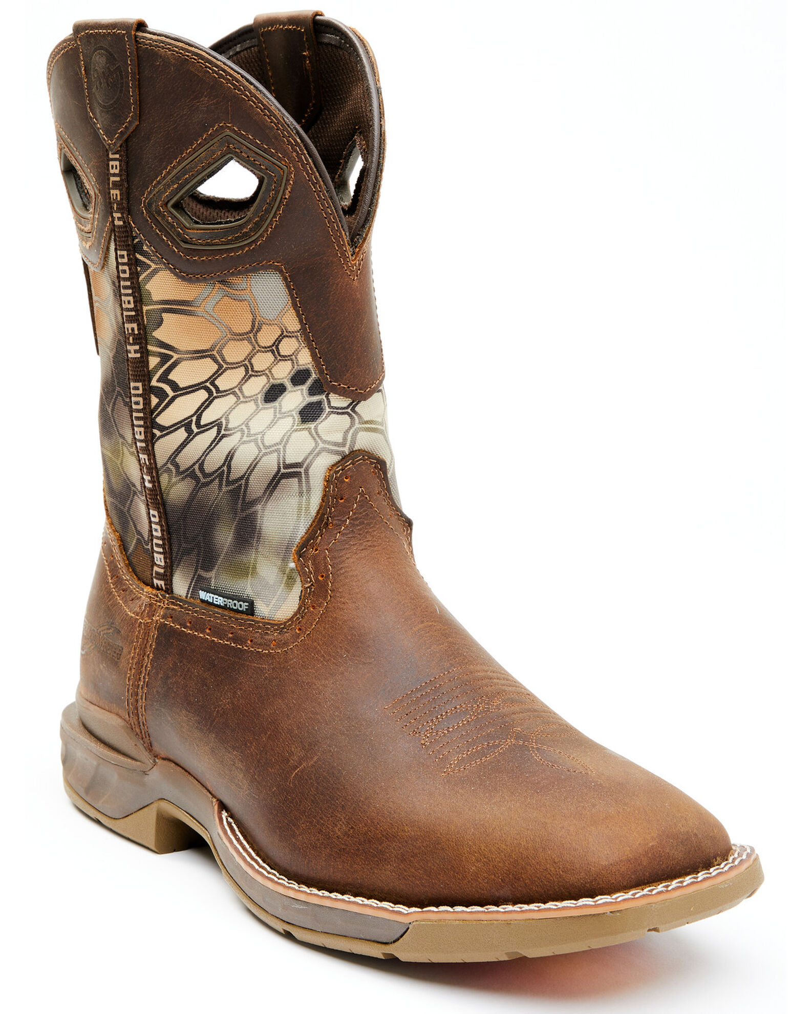 Double H Men s Kryptek Waterproof Western Boots Broad Square Toe Sheplers