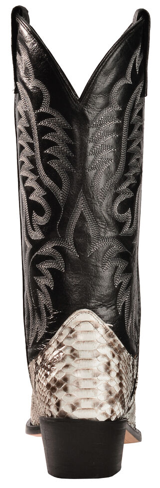 Laredo Key West Python Cowboy Boots - Medium Toe, Natural, hi-res