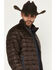 Image #2 - Resistol Men's Cold Bloq Puffer Jacket, Brown, hi-res