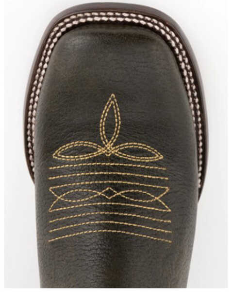 Image #6 - Ferrini Women's Blaze Moss Western Boots - Broad Square Toe, Green, hi-res