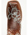 Image #6 - Shyanne Women's Lasy Floral Embroidered Western Boots - Broad Square Toe, Turquoise, hi-res