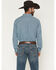 Image #4 - Ariat Men's Team Jansen Geo Print Fitted Long Sleeve Button-Down Western Shirt, Navy, hi-res