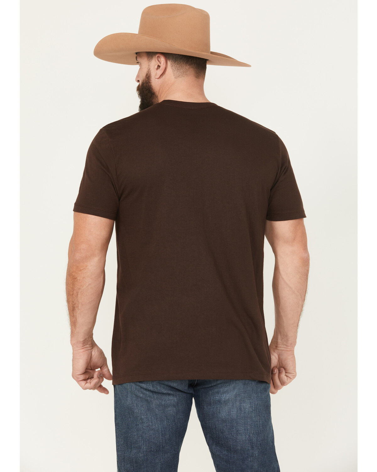 Image #4 - Cody James Men's Double Trouble Whiskey Short Sleeve Graphic T-Shirt, Dark Brown, hi-res