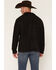 Image #4 - Panhandle Slim Men's Southwestern Print Embossed 1/4 Zip Pullover, Black, hi-res