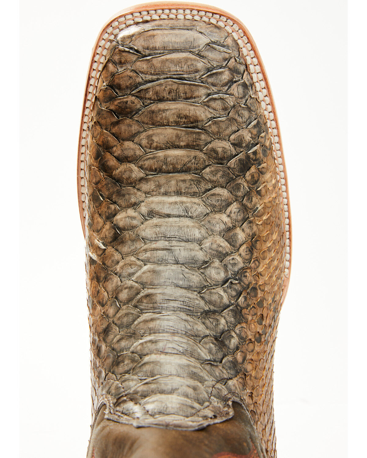 Image #6 - Cody James Men's Python Exotic Western Boots - Broad Square Toe, Brown, hi-res