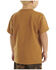 Image #2 - Carhartt Boys' Logo Pocket Short Sleeve T-Shirt, Medium Brown, hi-res