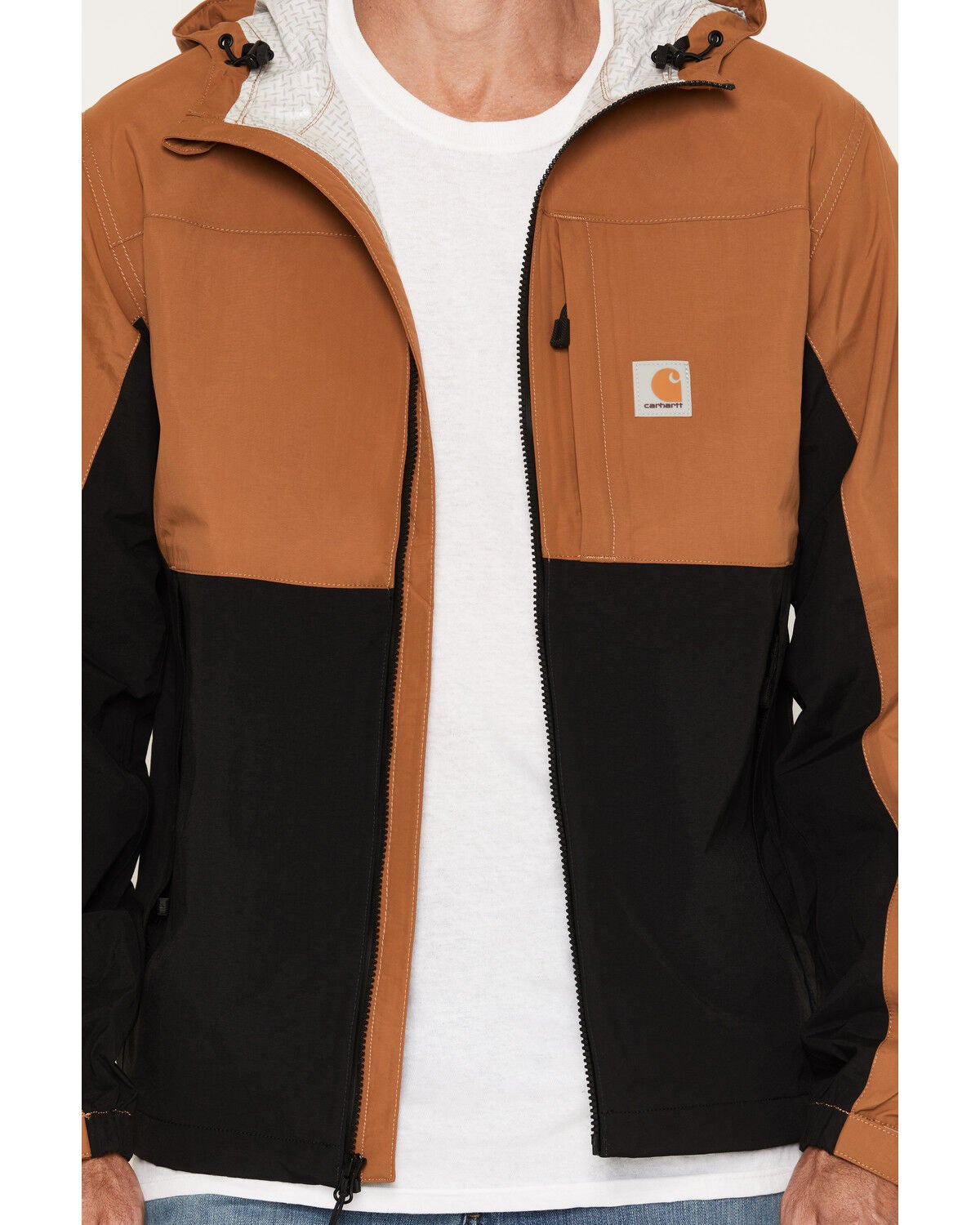 Image #3 - Carhartt Men's Storm Defender&reg; Relaxed Fit Lightweight Packable Work Jacket, Brown, hi-res