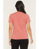 Image #4 - Carhartt Women's Relaxed Fit Lightweight Short Sleeve Pocket Work Tee, Red, hi-res